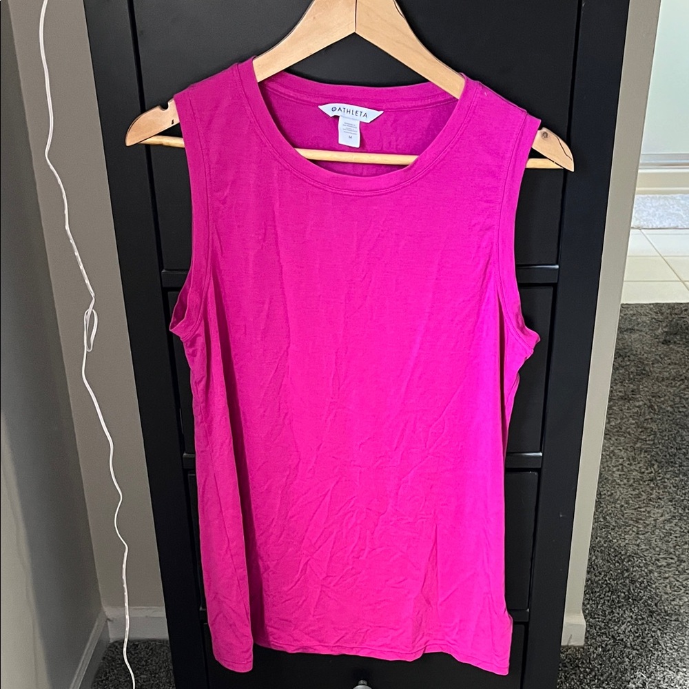 Athleta Vibrant Pink Tank Top